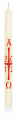 50er Pack Osterkerzen mit Jahreszahl Ø16mm x 190mm Höhe in der Farbe 003 Elfenbein Neuheit 2014 - Topseller
