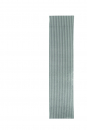 1x Verzierwachs-Flachstreifen "schmal" - Grösse 220x40mm - in der Farbe 027 Silber - Topseller