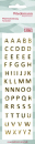 Buchstaben-Set "Classic" - Farbe 026 Gold - 8mm Höhe - echte Wachsbuchstaben - Handarbeit - Topseller