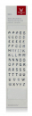 Wachs Buchstaben-Set "Basic" - Farbe 027 Silber - 8mm Höhe - echte Wachsbuchstaben - Handarbeit - Topseller