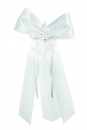 Taufschleife aus Satin in der Farbe 004 Weiss - 554.015.004