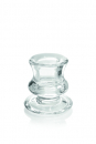 8er Pack Leuchter aus Glas - für konische Kerzen - "Classic-Rund" - Ø50mm x 60mm - Topseller 2014